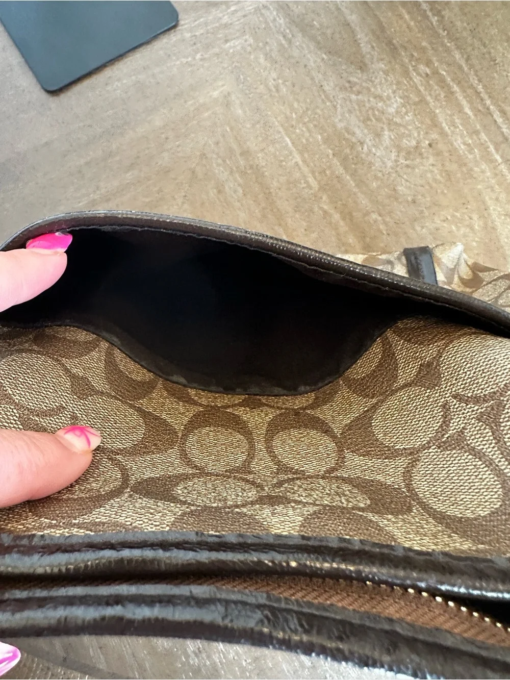 COACH Peyton Signature Pocket Tote